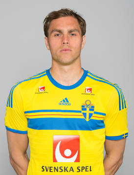 Sveriges fotbollsspelare Johan Elmander