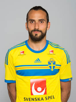 Sveriges fotbollsspelare Erkan Zengin