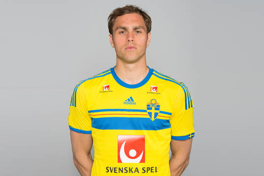 Sveriges fotbollsspelare Johan Elmander
