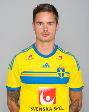 Sveriges fotbollsspelare Mikael Lustig