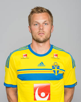 Sveriges fotbollsspelare Sebastian Larsson