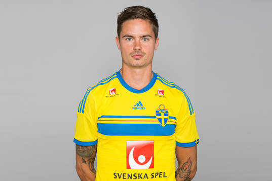 Sveriges fotbollsspelare Mikael Lustig