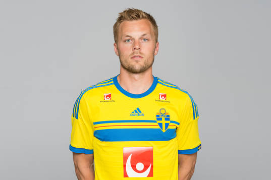 Sveriges fotbollsspelare Sebastian Larsson