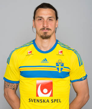 Sveriges fotbollsspelare Zlatan Ibrahimovic