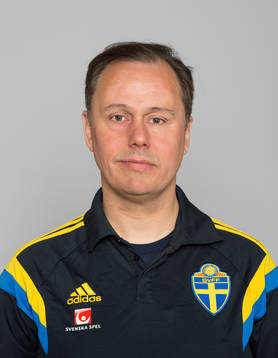 Sveriges presschef Niklas Bodell