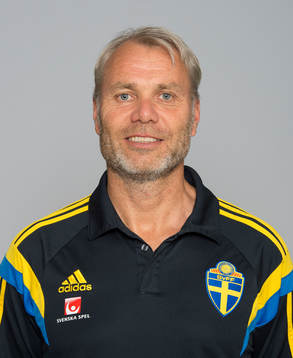 Sveriges Lars Eriksson, målvaktstränare