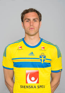 Sveriges fotbollsspelare Johan Elmander