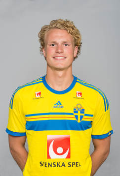 Sveriges fotbollsspelare Oscar Hiljemark