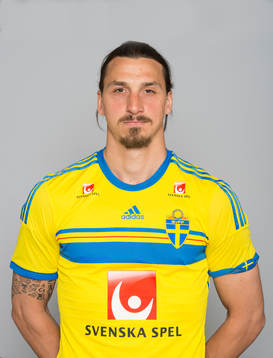 Sveriges fotbollsspelare Zlatan Ibrahimovic