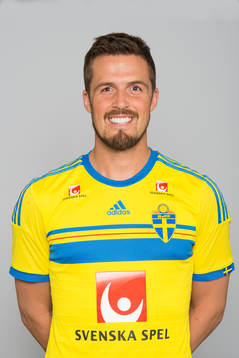 Sveriges fotbollsspelare Per Nilsson