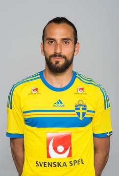 Sveriges fotbollsspelare Erkan Zengin