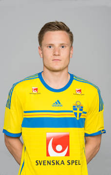 Sveriges fotbollsspelare Mattias Johansson