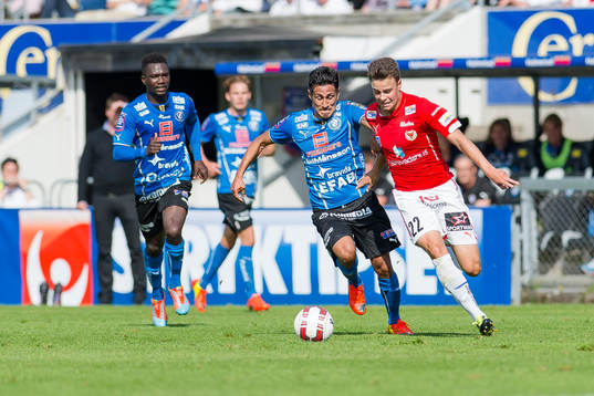Halmstads Antonio Rojas och Kalmars Melker Hallberg