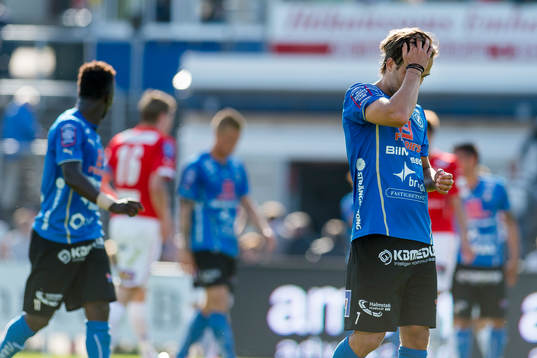 Halmstads Kristinn Steindorsson deppar