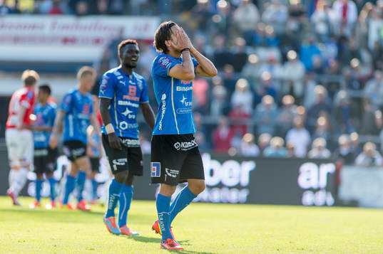 Halmstads Kristinn Steindorsson deppar