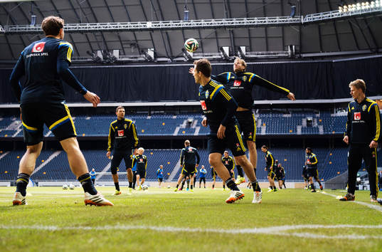 Marcus Berg, Tobias Hysén, Ola Toivonen och Pontus