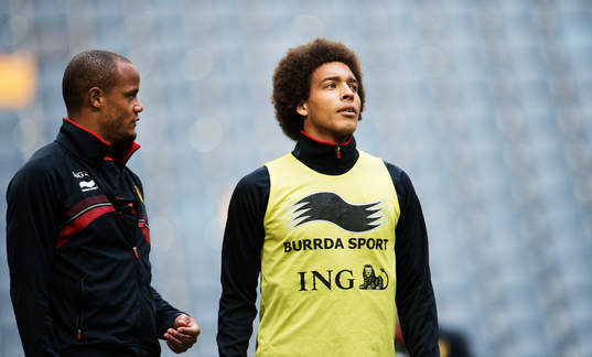 Vincent Kompany och Axel Witsel