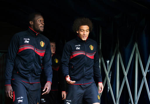 Romelu Lukaku och Axel Witsel