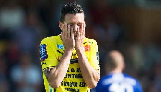 Mjällbys Kristian Haynes förtvivlad över missad