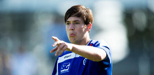 Åtvidabergs Victor Sköld i matchen i allsvenskan mellan