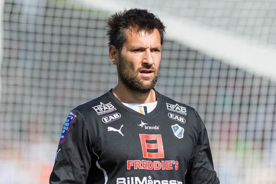 Halmstads målvakt Stojan Lukic