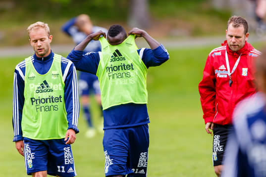 IFK Göteborgs Robin Söder, Malick Mane och tränare