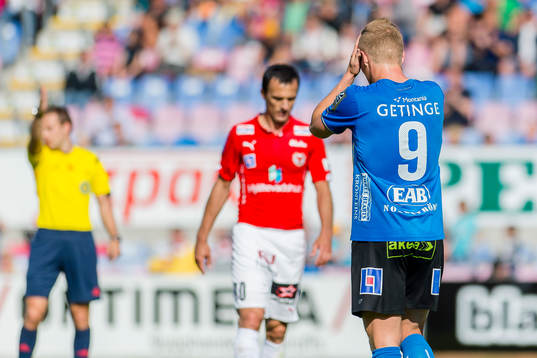Halmstads Gudjón Baldvinsson deppar