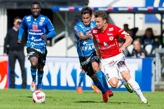 Halmstads Antonio Rojas och Kalmars Melker Hallberg