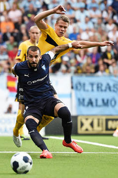 Malmö FFs Guillermo Molins och Elfsborgs Viktor Claesson