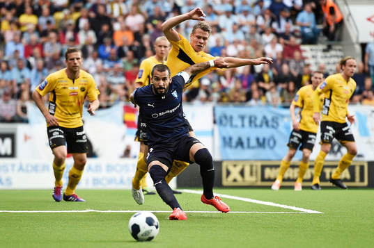 Malmö FFs Guillermo Molins och Elfsborgs Viktor Claesson