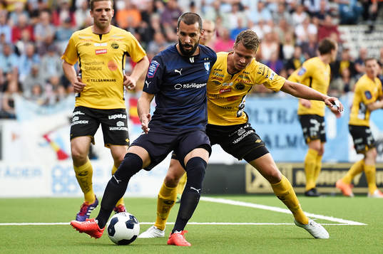 Malmö FFs Guillermo Molins och Elfsborgs Viktor Claesson
