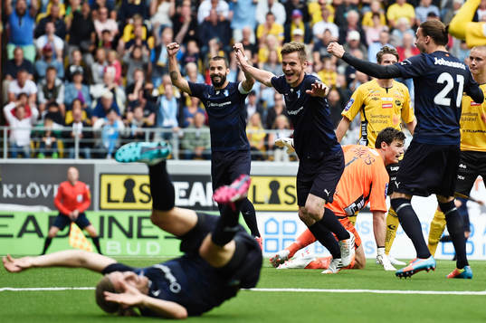 Malmö FFs Markus Rosenberg jublar