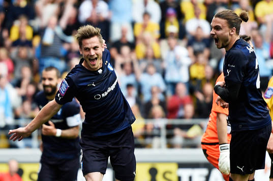 Malmö FFs Markus Rosenberg jublar