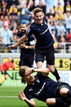 Malmö FFs Markus Rosenberg jublar