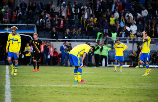 Sveriges Oscar Hiljemark, Jimmy Durmaz, Pierre Bengtsson