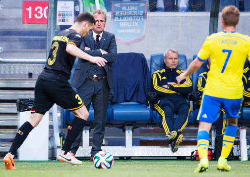 Sveriges förbundskapten Erik Hamrén