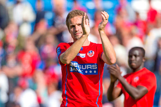 Helsingborgs Christoffer Andersson tackar publiken