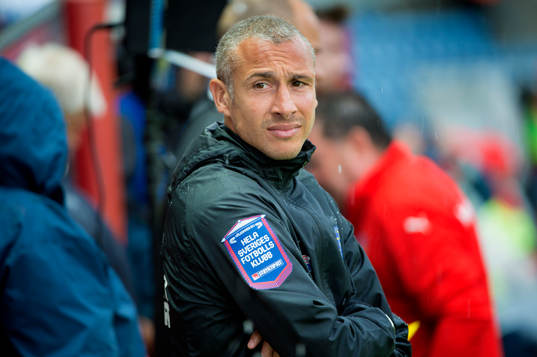 Falkenbergs tränare Henrik Larsson