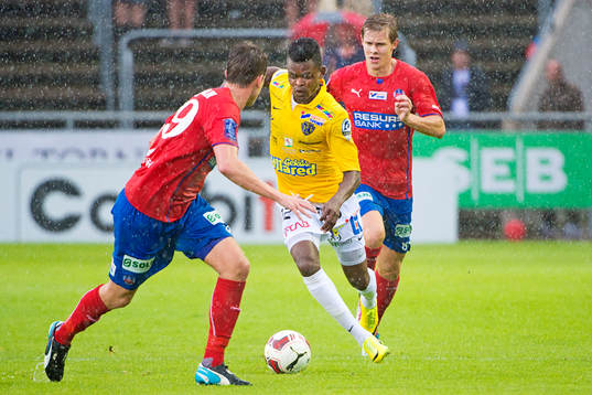 Falkenbergs Godsway Donyoh utmanar Helsingborgs Jesper