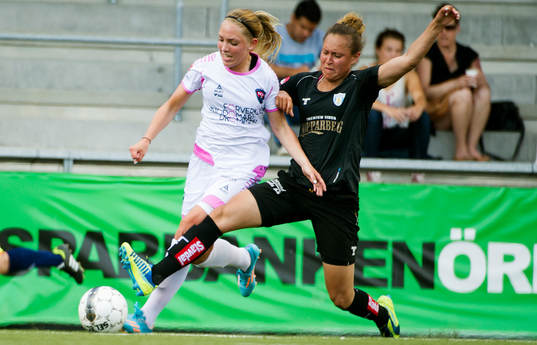 Rosengårds Elin Rubensson och Göteborgs Catrine Johansson