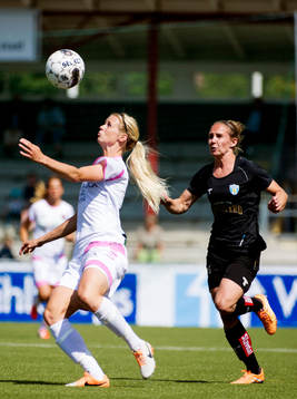Rosengårds Alexandra Riley och Göteborgs Manon Melis