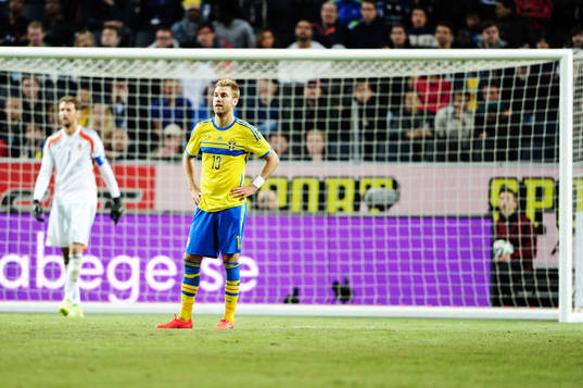 Sveriges Rasmus Bengtsson deppar