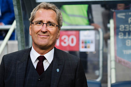 Sveriges förbundskapten Erik Hamrén