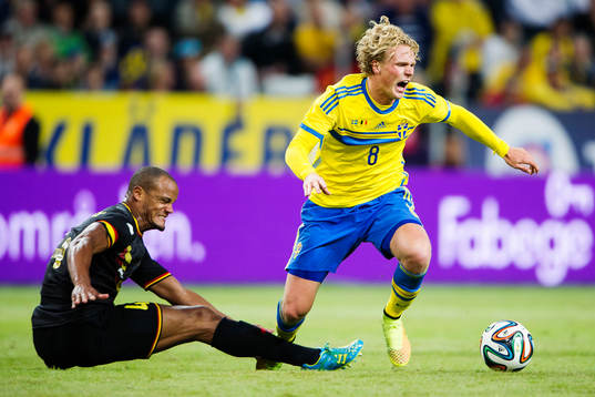 Bläddra bland fler bilder av Fotboll, landskamp, Sverige - Belgien