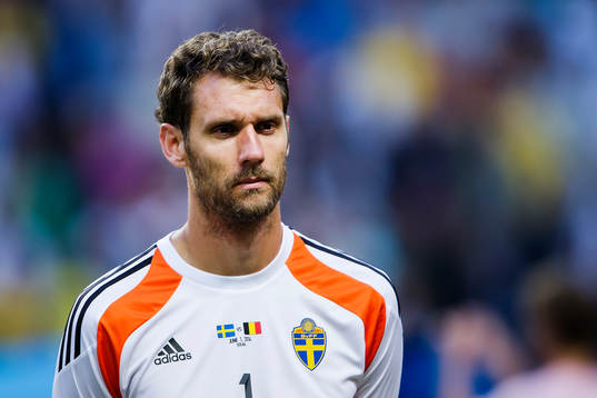 Sveriges målvakt Andreas Isaksson