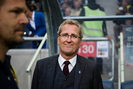 Sveriges förbundskapten Erik Hamrén