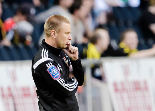 Brommapojkarnas tränare Stefan Billborn