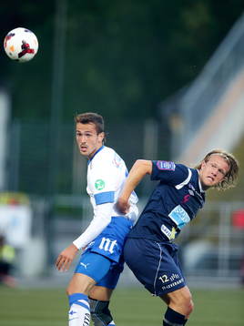 Norrköpings Emir Kujovic och Gefles Anders Bååth