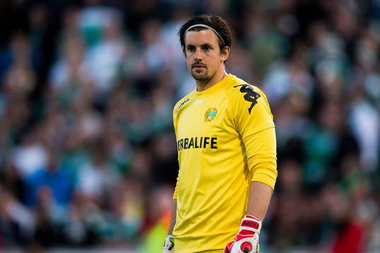 Hammarbys målvakt Johannes Hopf