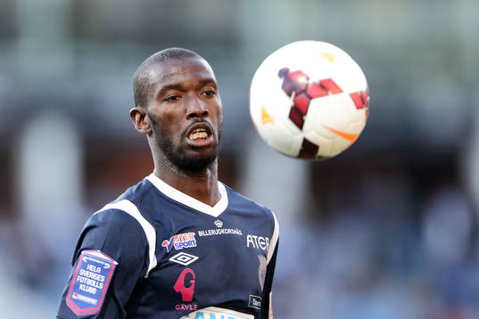 Gefles Dioh Williams i fotbollsmatchen mellan Norrköping